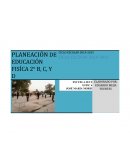 EDUCACIÓN FÍSICA PLAN DE CLASE