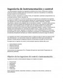 Ingeniería de instrumentación y control