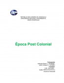 Época Post Colonial. Historia Económica y Social de Venezuela