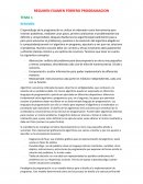 RESUMEN EXAMEN FEBRERO PROGRAMACION