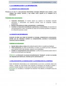 LA COMUNICACIÓN Y LA INFORMACIÓN