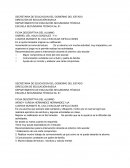 LOGROS DURANTE EL CICLO ESCOLAR	DIFICULTADES