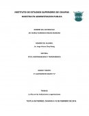 La ética en las instituciones y organizaciones