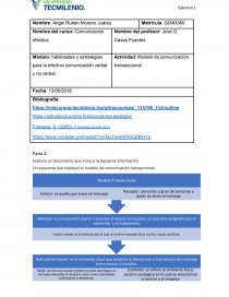 Modelo de comunicación transaccional. Página 1