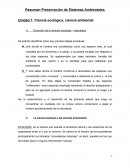 RESUMENES PRESERVACION DE SISTEMAS AMBIENTALES