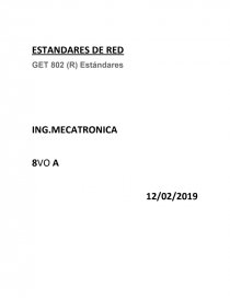 Redes estándares IEEE 802.1. Página 1