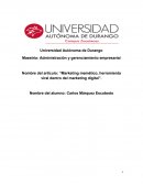 Articulo "Meme marketing nueva herramienta en el marketing digital"