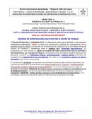 INFORME DE CONSTRUCCIÓN COLECTIVA POR EL GRUPO DE TRABAJO