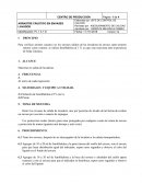 Determinacion de arrastre caustico