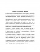 Evolución de la malaria en Venezuela. estadísticas del año 2011 y el año 2018