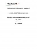 Actividad 1. Estructura socioeconómica . México en 2018