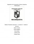 Diagnóstico de la Asociación Cultural y Deportiva “Reconquista”