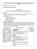 COMUNICACION Y LENGUAJES