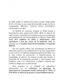 Adolescencia: Comportamiento Sexual, Educación y Salud Reproductiva y Sexual