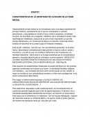 CARACTERISTICAS DE LA IDENTIDAD DE LA MUJER EN LA EDAD MEDIA