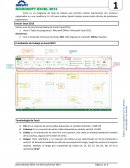 MICROSOFT EXCEL 2013