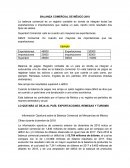 BALANZA COMERCIAL DE MÉXICO 2018