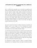 ANTECEDENTES DEL ARBITRAJE INTERNACIONAL EN EL COMERCIO DE ALIMENTOS