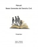 Manual: Bases Generales del Derecho Civil