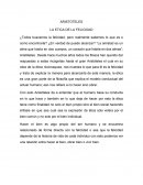 ARISTOTELES LA ETICA DE LA FELICIDAD