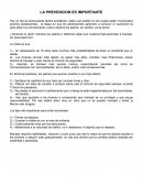 LA PREVENCION DE ACCIDENTES ES IMPORTANTE