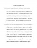 Colombia un país de guerra