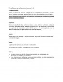 Plan de Trabajo. Por la Defensa de los Derechos Humanos A. C