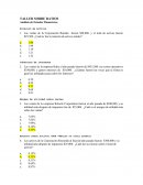 TALLER SOBRE RATIOS Análisis de Estados Financieros