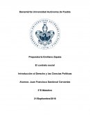 El contrato social Introducción al Derecho y las Ciencias Políticas