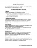 Tipos de modelos expositivos