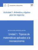 Aritmetica y algebra ´para los negocios