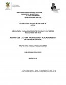 PROPUESTAS Y ACTUACIONES EN LA ESCUELA ESTATAL