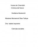 Voces de chernobil relatos y resumen