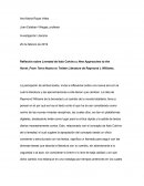 Reflexión sobre Levedad de Italo Calvino y New Approaches to the Novel_From Terra Nostra to Twitter Literature de Raymond L Williams