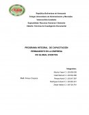 PROGRAMA INTEGRAL DE CAPACITACIÓN PERMANENTE EN LA EMPRESA RO GLOBAL EVENTOS