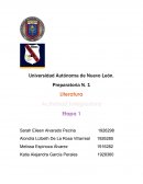 Preparatoria N. 1 Literatura Actividad Integradora