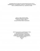 ELABORACIÓN DE PLANES DE ACCIÓN OPERATIVOS DE APOYO ADMINISTRATIVO, DOCUMENTAL, ARCHIVO Y DE SERVICIO AL CLIENTE PARA LA EMPRESA MERCA FULL UBICADA EN USME