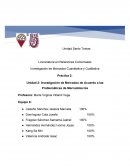Unidad 2: Investigación de Mercados de Acuerdo a las Problemáticas de Mercadotecnia