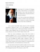 Reporte de Paulo Freire Acción con Reflexión