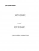 Tablero automatizado para lavadora de bins