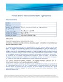 Formato Entorno macroeconómico de las organizaciones
