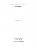 Contenido y reforma de la Constitucion