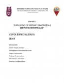 “EL PROCESO DE VENTAS Y PRODUCTOS Y SERVICIOS INDUSTRIALES”