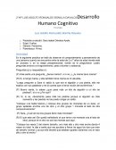 DESARROLLO HUMANO COGNITIVO