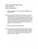 Relacione el Marketing 1.0 con el inbound MKT y el Marketing 2.0 con el outbound MKT