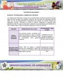 Evidencia: Contribuyentes y obligaciones tributarias