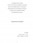 CONTABILIDAD AVANZADA I. LIQUIDACIÓN DE SOCIEDADES