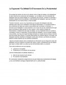 La Ergonomía Y Su Utilidad En El Incremento De La Productividad