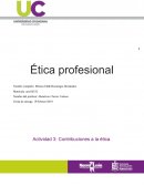 Actividad 3: Contribuciones a la ética