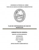 PLAN DE CONTINGUENCIA EN CASO DE INUNDACION